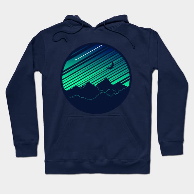 The Northern Lights Hoodie by Lumos19Studio